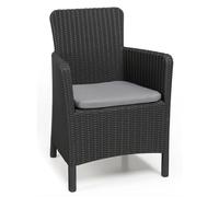 Allibert Dining Trenton Chaise de Jardin Gris