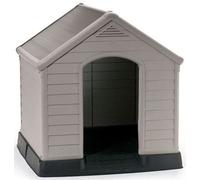 Niche pour chien en résine beige 0,73m² KETER