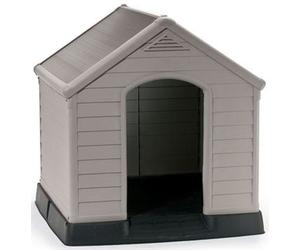 KETER DOG HOUSE Niche pour chien, 95 x 99 x 99 cm, gris 17360369