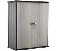 Armoire de jardin HIGH STORE 1400L, hauteur 170cm aspect bois C1169096