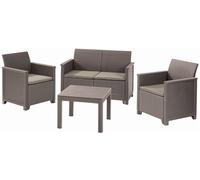 KETER ELODIE Ensemble de jardin 2 places, cappuccino/sable 17209485