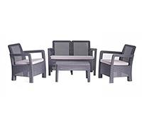 Keter - Ensemble Ratan Grafito Gris Graphite