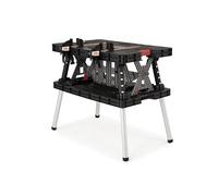 Keter etabli - table de travail pliable charge maximale 450kg - dimensions ouverte : 85x55x76cm