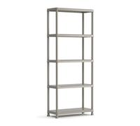 Keter Étagères en plastique 5 étagères 75 X 32 X 176 cm Gris