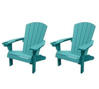 KETER Fauteuil de Jardin Adirondack - Lot de 2 - Bleu