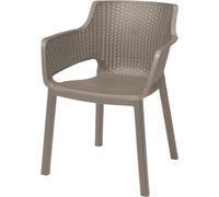 KETER Fauteuil de jardin EVA, cappuccino
