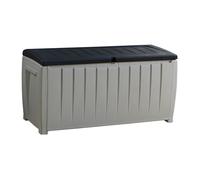 Coffre de jardin avec assise 340L - Gris et anthracite - Keter