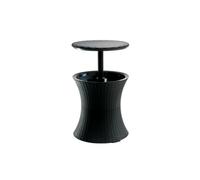 Keter Table de cocktail Cool Bar Rotin anthracite 17194548