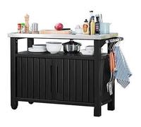 Keter Table d'extérieur multifonctionnelle de barbecue Unity XL 404249
