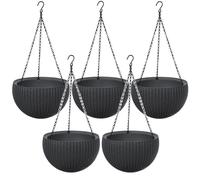 Keter Hanging Sphere Planter anthracite lot de 5