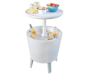 Keter Illuminated Cool Bar table glacière lumineuse 30 L blanc avec LED (231366)
