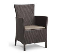 Keter Iowa - Fauteuil de Jardin 60x62x89 cm Marron