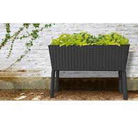 KETER - Jardinière Splendor Graphite 114 x 49,3 x 75,7 cm