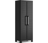 Keter Keter Detroit Armoire de rangement - Multi-usage - 3 étagères - 45x65x182cm - Noir