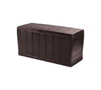 Keter Coffre de rangement de jardin Sherwood 270 L plastique Brun