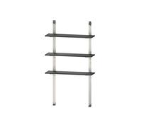 Keter Lot d'étagères 70 pour 1 étagère avec trois étages de 70 cm de long pour toutes les maisons d'équipement Keter (sauf la série Factor), chaque étagère peut supporter jusqu'à 30 kg, renforcé en métal, modulaire et flexible