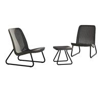Keter Lounge Set Rio Patio, gris, 77,5 x 76 x 54 cm