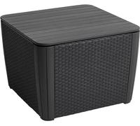 Keter Table d'appoint de jardin Luzon+ Graphite 241664