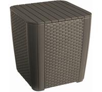 Keter Table D'appoint De Jardin Luzon Osier Plat Cappuccino