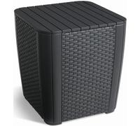 Allibert Luzon table de jardin Graphite Forme carrée