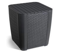 Allibert Luzon table de jardin Graphite Forme carrée