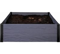 KETER MAPLE SQUARE Bac de plantation surélevé, 106 x 106 x 32 cm, gris 17209665