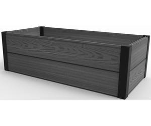 KETER MAPLE TROUGH Bac de plantation surélevé, 106 x 50 x 32 cm, gris 17209666