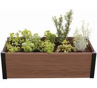 KETER MAPLE TROUGH Bac de plantation surélevé, 106 x 50 x 32 cm, marron 17209666