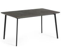 KETER METALEA Table de jardin, 146 x 87 x 75 cm, imitation métal bronze 17209811