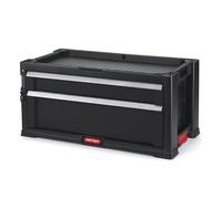 KETER TOOL CHEST Module servante 2 tiroirs 56x29x26cm noir 17199303