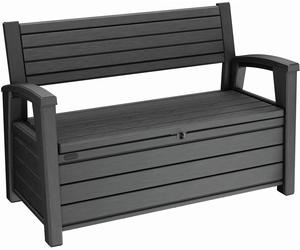 KETER OTTER BENCH 227L Banc de rangement 133 x 61 x 89 cm, graphite 17212485