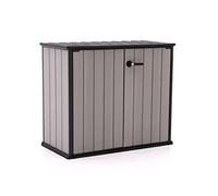 KETER Patio Store - Brossium Armoire Résine Gris 139,5 x 77 x 120 cm, Anthracite