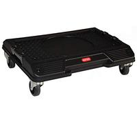 Keter | Plateau à roulettes Connect, Noir, System, 55,7x43,7x16,4 cm