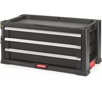 KETER Porte-outils 3 tiroirs noir 17199302B