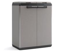 KETER Poubelle de recyclage - Split Basic - Gris