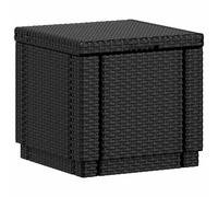 Keter Pouf de Rangement Cube Tabouret Coffre Siège Repose-Pieds Boîte Jardin vid