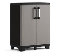 Keter Armoire de rangement basse Pro – Noir et gris