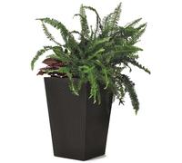 KETER RATTAN PLANTER S 23,6L Pot petit, 28,5 x 43,5 cm, anthracite 17192300