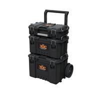Keter ROC Pro Gear 2.0 - Lot 3 coffres à outils - 110 L total - IP65