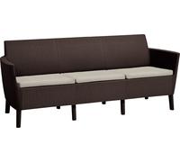 KETER SALEMO 3 Canapé, 187 x 67 x 76 cm, brun/beige 17209039