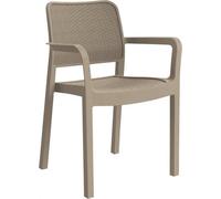 KETER SAMANNA Chaise empilable, 53 x 58 x 83 cm, cappuccino 17199558