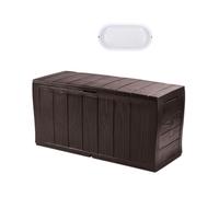 Keter Sherwood coffre de jardin 270 L + éclairage extérieur LED inclus (230403-WO744)