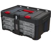 KETER Stack'N'Roll Box avec trois organiseurs 48,1 x 33,2 x 23,3 cm 17210831