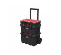 KETER Stack'N'Roll Mobile System - Set de 3 valises 17210365