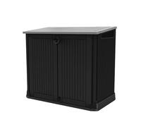 Keter Coffre de rangement extérieur Store it Out Midi – 880 L résine noir sans vérins