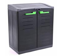 Keter Armoire de recyclage Moby Gris graphite – Poubelle divisée