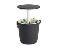 Keter Table à Glacière Anthracite Jardin Plage Pique-Nique Camping Extérieur