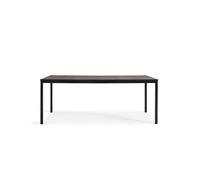 Keter Table à Manger de Jardin Signature Porto 155cm - Marron Aspect Noyer