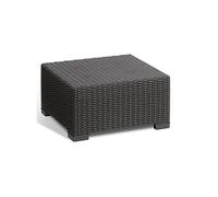 KETER Table basse de jardin California 68x68x35 cm - Anthracite