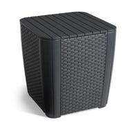 Keter Table D'appoint De Jardin Luzon Osier Plat Graphite